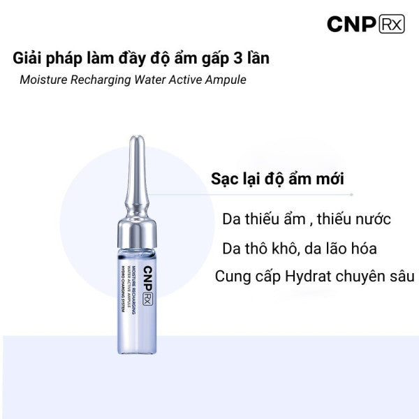Tinh chất cấp nước keo ong xanh Cnp Rx Moisture Recharging Water Active Ampule 1ml x 120 gói