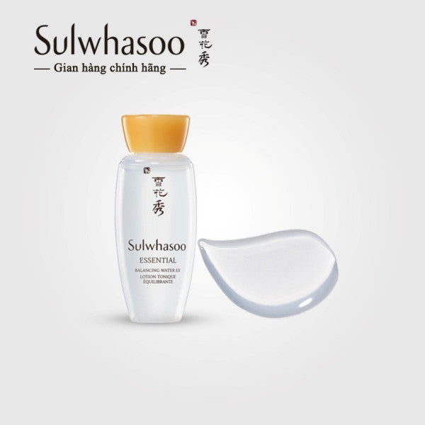 Sample 10 chai Nước cân bằng dưỡng ẩm làm sáng da Sulwhasoo Essential Balancing Water Ex 15ml x10