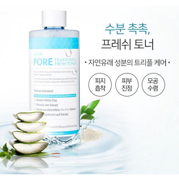 RiRe Pore Tightening Fresh Toner Nước Cân Bằng Se Khít Lỗ Chân Lông – 300ml