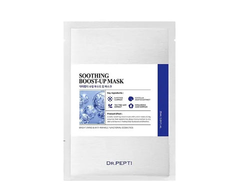 Dr.Pepti Soothing Boost-Up Mask Mặt Nạ Siêu Tinh Chất – Hộp 5 Miếng (25ml/miếng)