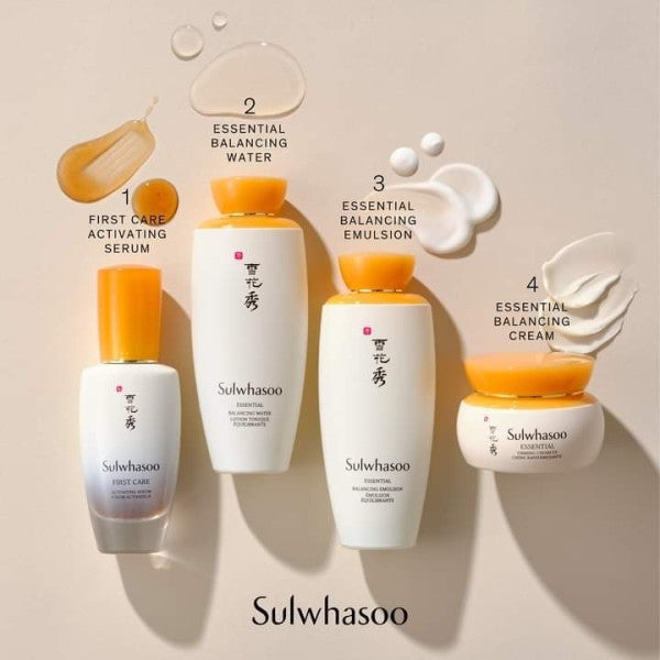 Sample 10 chai Nước cân bằng dưỡng ẩm làm sáng da Sulwhasoo Essential Balancing Water Ex 15ml x10