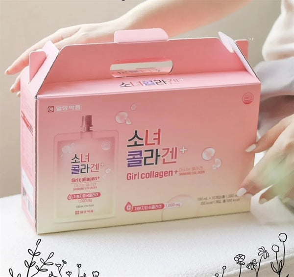 Girl Collagen – Nước Uống Đẹp Da Collagen Dạng Túi (Hộp 10 gói x 100ml)