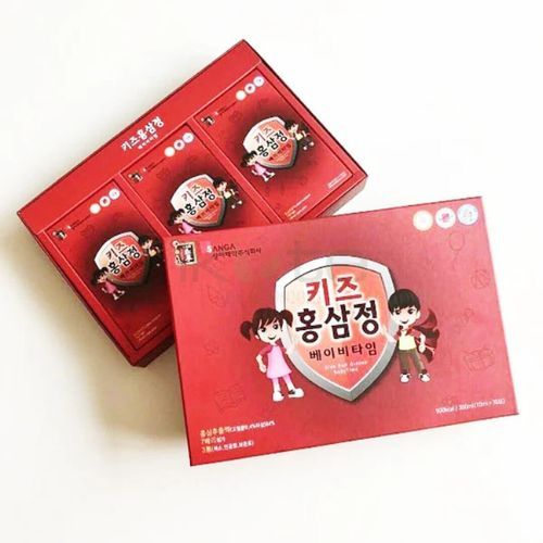 Nước Hồng Sâm Hàn Quốc Cho Trẻ Em SangA Korean Red Ginseng Drink for Kids – Hộp 30 gói x 10ml