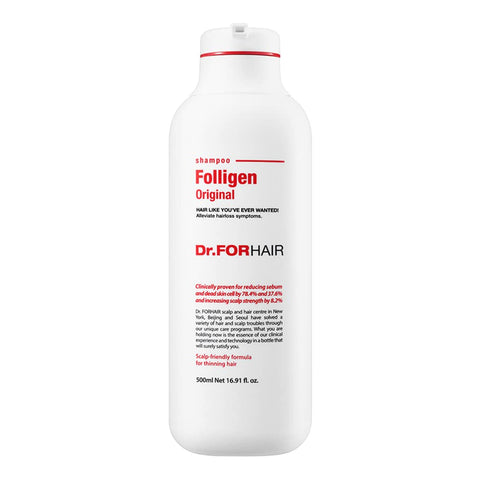 Dr.FORHAIR Folligen Plus Shampoo – Dầu Gội Chăm Sóc Da Đầu và Hỗ Trợ Giảm Gãy Rụng