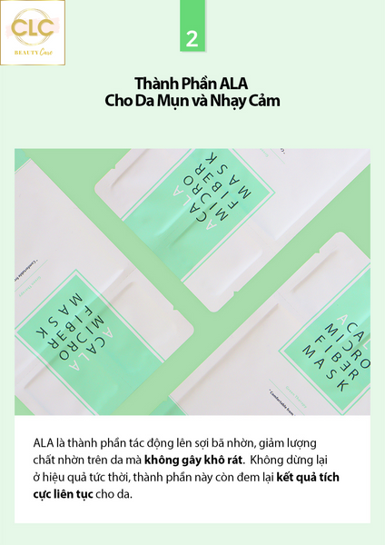 Mặt nạ 3 trong 1 Be'balance ACALA Micro Fiber Mask 10 sheets