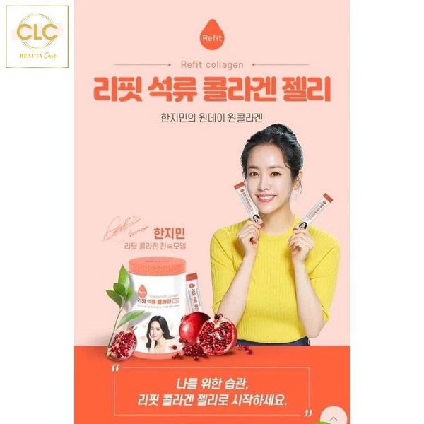 Thạch Lựu Refit Pomegranate Collagen Jelly 20g x 24 gói