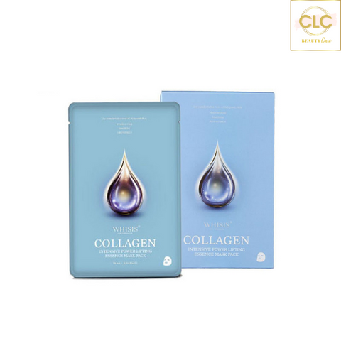 Mặt nạ Hàn Quốc Ngừa Lão Hóa WHISIS Collagen Power Lifting Essence Mask Pack - 1 Hộp 10 Masks