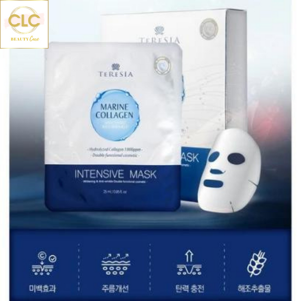 Mặt nạ Hàn Quốc Teresia Marine Collagen 25ml - 1 Hộp 10 Masks