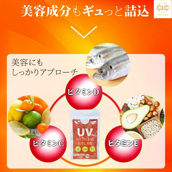 Viên Uống Chống Nắng UV Plus+ Block 100 Nhật Bản 45 Viên