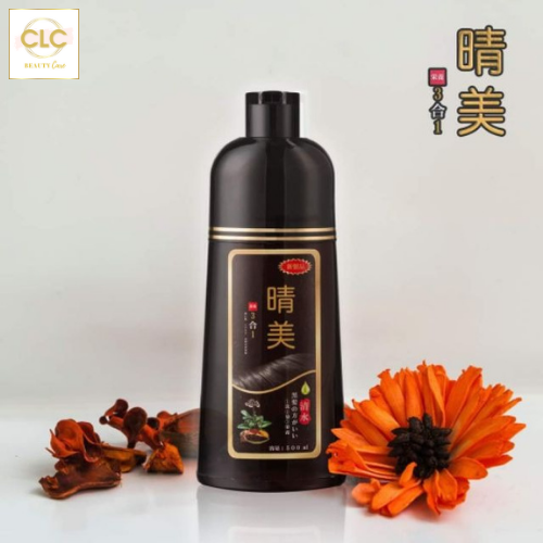 Dầu gội Komi phủ bạc Nhật Bản 500ml - Màu nâu Đen