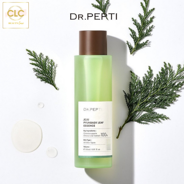 Tinh Chất Phục Hồi Khỏe Da Chiết Xuất Từ Tinh Dầu Lá Bách Xanh Đảo Dr.Pepti Jeju Pyunabek Leaf Essence 150ml