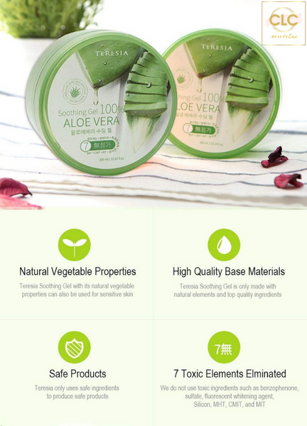 Gel dưỡng ẩm Teresia Soothing Gel 100% Aloe Vera - 1 hộp
