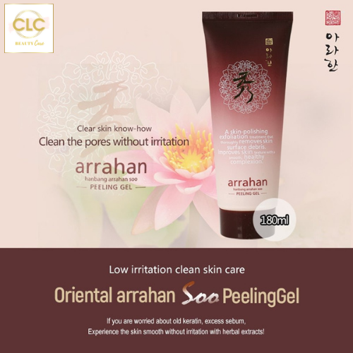 Gel tẩy tế bào chết Arrahan thảo mộc Hanbang Arrahan Soo Peeling Gel 180ml - 3 tuýp