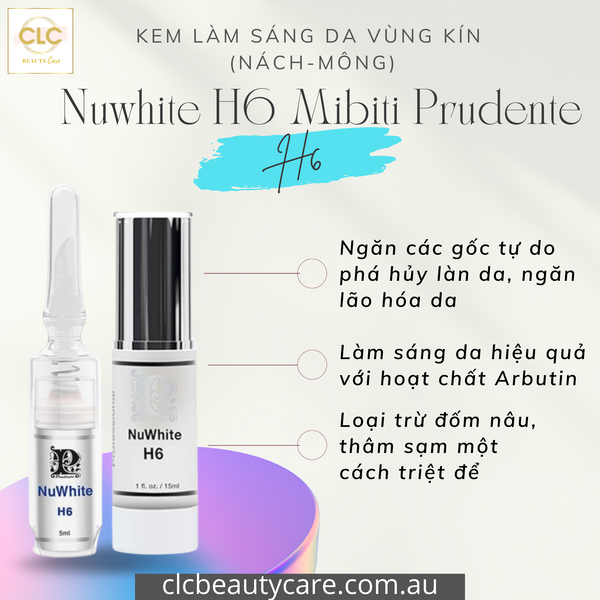 Kem làm sáng da vùng kín (Nách-Mông-Bikini) Nuwhite H6