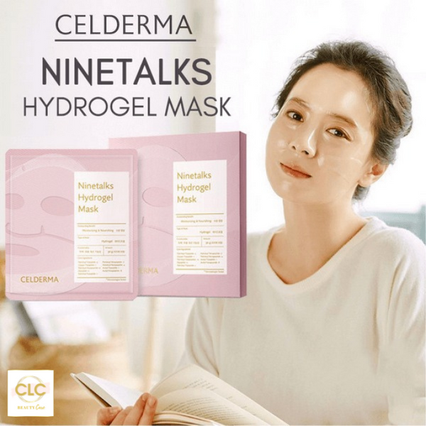 Mặt nạ thạch sinh học Celderma Ninetalks Hydrogel Mask 30g - 10 hộp 40 masks
