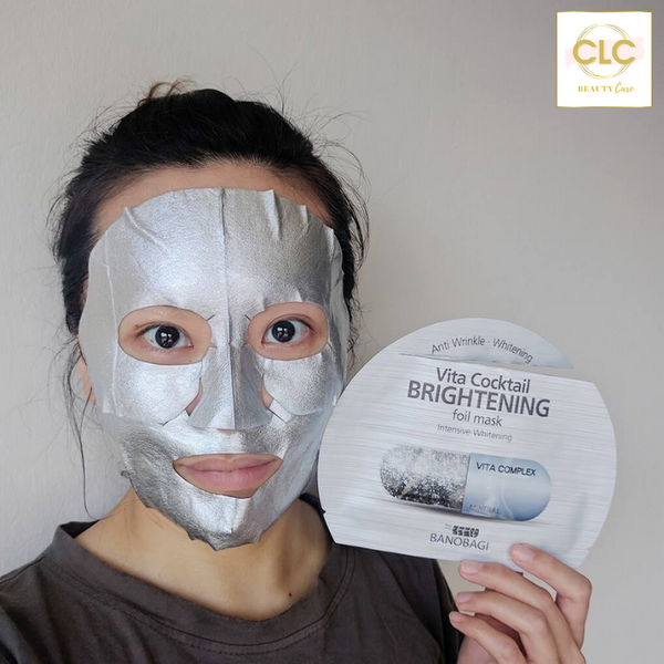 Mặt Nạ Giấy Bạc BNBG Banobagi Vita Cocktail Brightening Foil Mask - 3 Hộp 30 Masks
