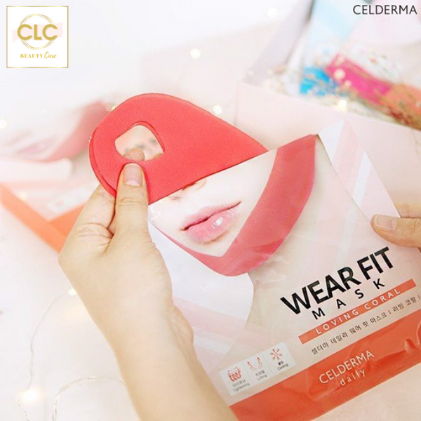 Mặt Nạ Nâng Cơ V-line Celderma Daily Wear Fit Mask