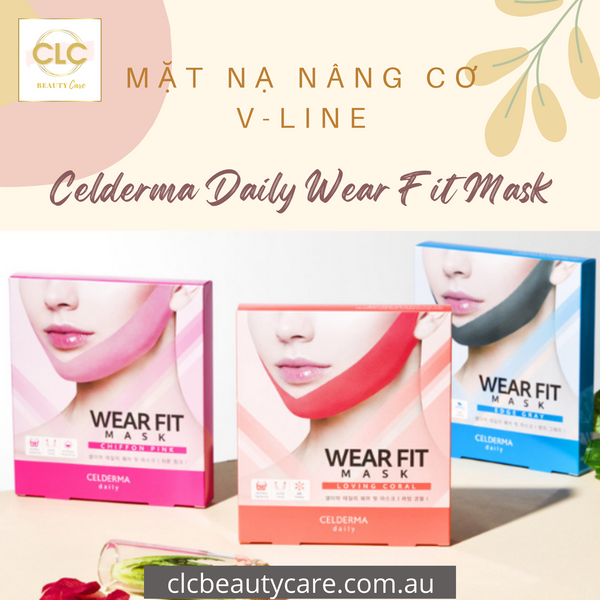 Mặt Nạ Nâng Cơ V-line Celderma Daily Wear Fit Mask
