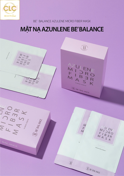 Mặt nạ 3 trong 1 Be'balance Azulene Micro Fiber Mask 10 sheets