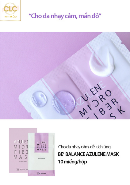 Mặt nạ 3 trong 1 Be'balance Azulene Micro Fiber Mask 10 sheets