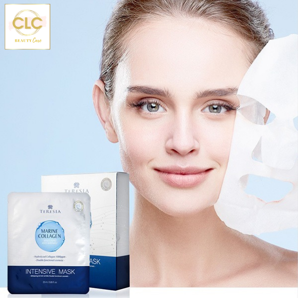 Mặt nạ Hàn Quốc Teresia Marine Collagen 25ml - 1 Hộp 10 Masks