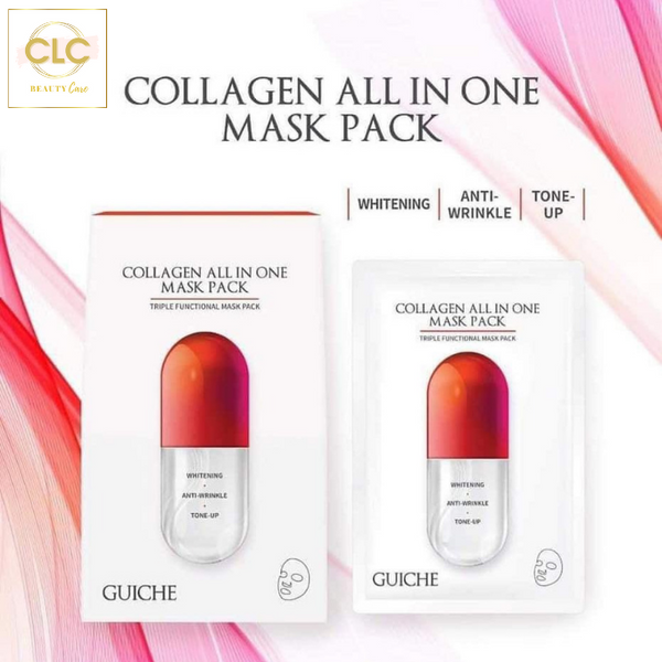 Mặt Nạ Vitamin Tổng Hợp Triple Functional Guiche Mask Pack Hàn Quốc - 3 Hộp 21 Masks