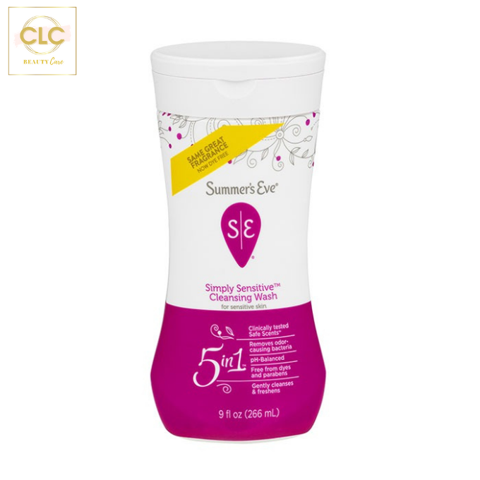 Nước Rửa Phụ Khoa Dành Cho Da Nhạy Cảm Summer’s Eve Cleansing Wash - Simply Sensitive 266ml