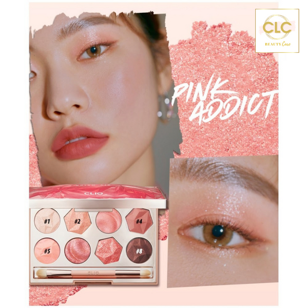 Phấn mắt Clio Prism Air Eye Palette 8.8g - #01 Coral Sparkle