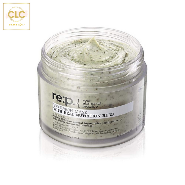 Mặt Nạ Đất Sét Hương Thảo Cấp Ẩm Se Lỗ Chân Lông Re:p Bio Fresh Mask With Real Nutrition Herbs 130g