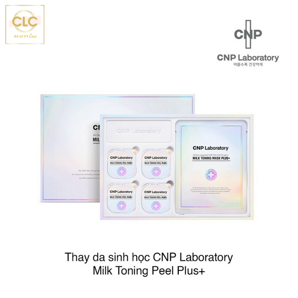 Set Mặt Nạ Thay Da Sinh Học CNP Milk Toning Peel Plus+ và Mặt Nạ CNP Milk Toning Mask Plus
