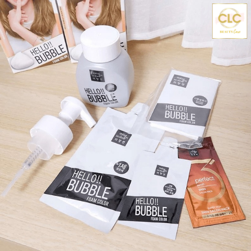 Thuốc Nhuộm Tóc Dạng Bọt Hello Bubble 3NT Dark Choco Turn Color - Nâu Đen