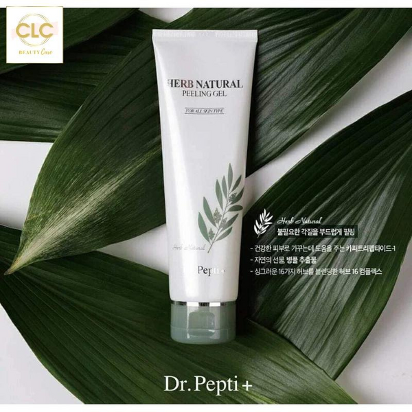 Tẩy Tế Bào Chết Dạng Gel Chiết Xuất Thảo Dược Dr.Pepti+ Herb Natural Peeling Gel 130ml
