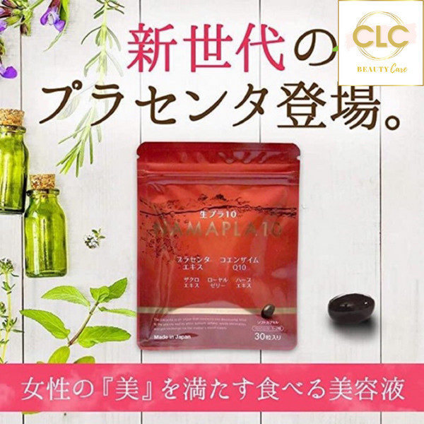 Viên Uống Nhau Thai Cừu Tươi Placenta Namapla Q10 Nhật Bản 1 Gói 30 viên