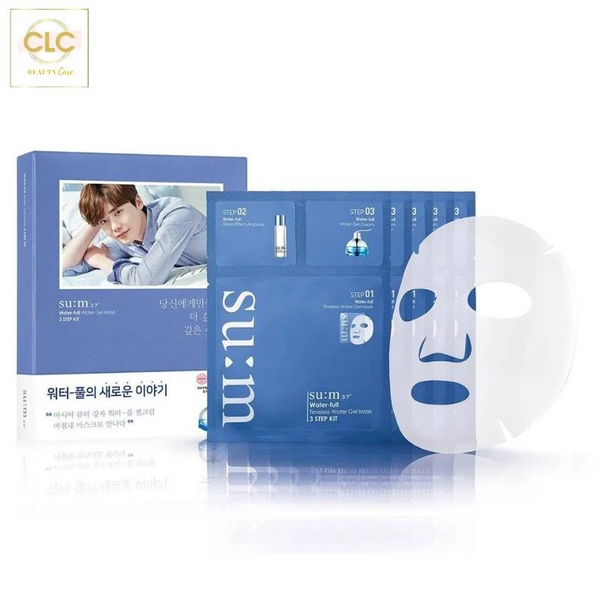 Mặt nạ cấp nước Su:m37 Water-full Timeless Water Gel Mask 3 Step Kit - 10 Masks
