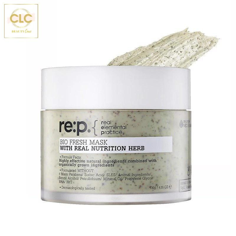 Mặt Nạ Đất Sét Hương Thảo Cấp Ẩm Se Lỗ Chân Lông Re:p Bio Fresh Mask With Real Nutrition Herbs 130g