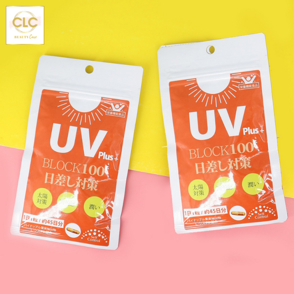 Viên Uống Chống Nắng UV Plus+ Block 100 Nhật Bản 45 Viên