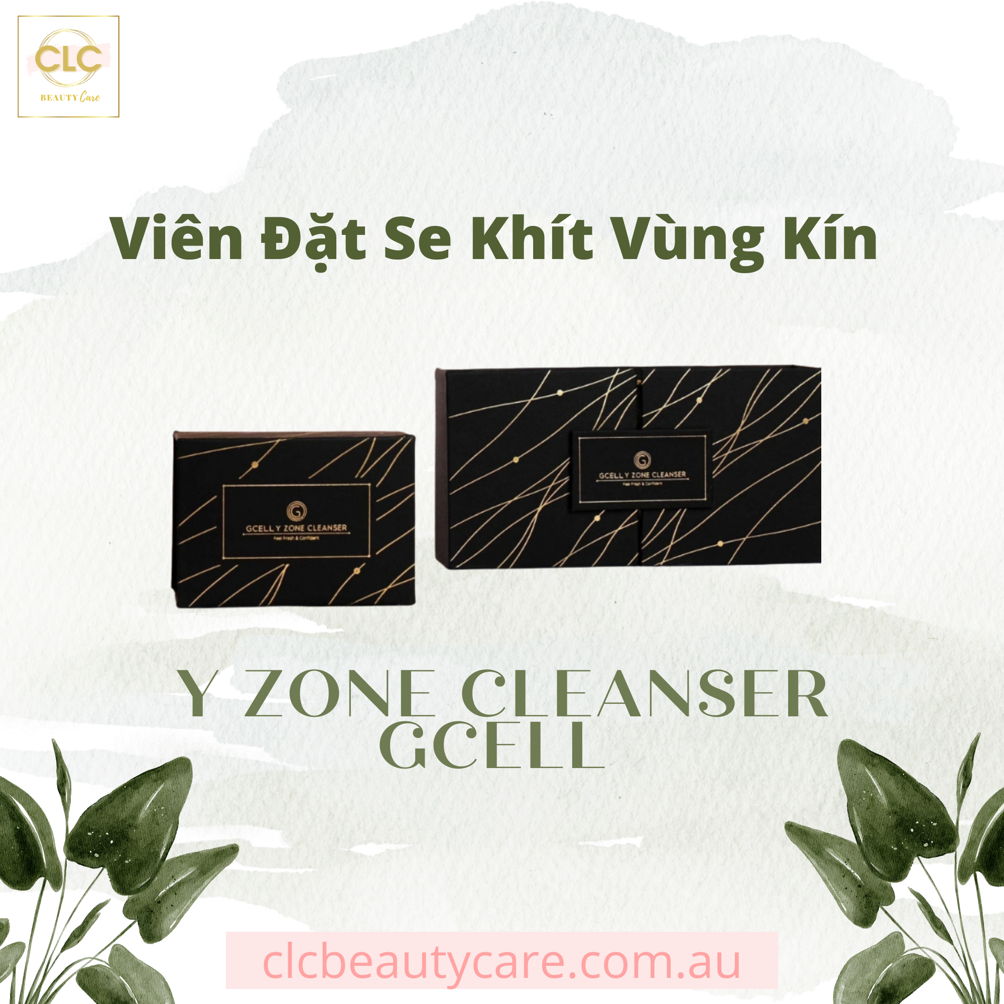 Viên Đặt Se Khít Vùng Kín Y Zone Cleanser Gcell – Hộp 15 Viên