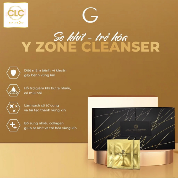 Viên Đặt Se Khít Vùng Kín Y Zone Cleanser Gcell – Hộp 15 Viên