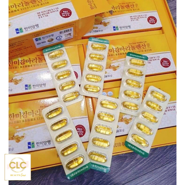 Viên Uống Điều Hòa Nội Tiết Tố Hoa Anh Thảo Hanmi Gamma Linolenic Acid - 1 Hộp Lẻ 30 Viên