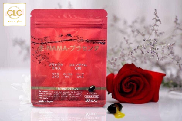 Viên Uống Nhau Thai Cừu Tươi Placenta Namapla Q10 Nhật Bản 1 Gói 30 viên