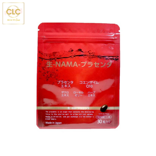 Viên Uống Nhau Thai Cừu Tươi Placenta Namapla Q10 Nhật Bản 1 Gói 30 viên