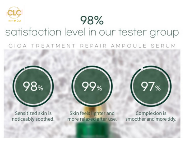 Bộ sản phẩm Wellderma Treatment Repair Ampoule Serum Cica gồm: Serum Cica và thanh lăn Roller