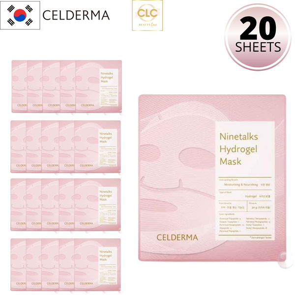 Mặt nạ thạch sinh học Celderma Ninetalks Hydrogel Mask 30g - 10 hộp 40 masks