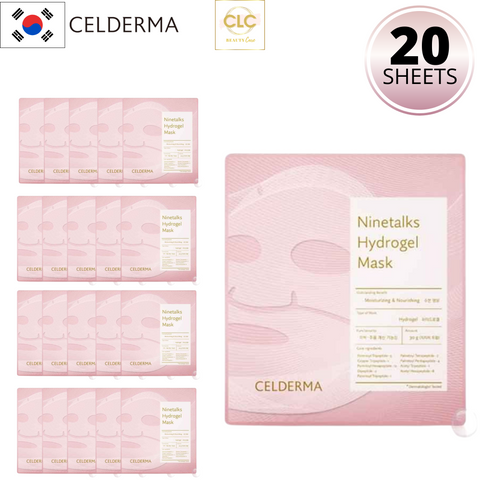 Mặt nạ thạch sinh học Celderma Ninetalks Hydrogel Mask 30g - 10 hộp 40 masks