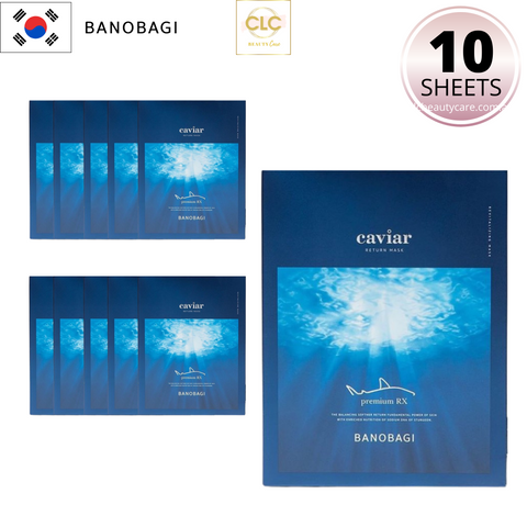 Mặt Nạ Tái Tạo Da Tinh Chất Trứng Cá Muối Hàn Quốc BANOBAGI S-PDRN Caviar - 1 Hộp 10 Masks