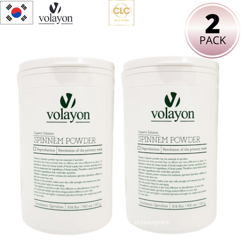 Mặt Nạ Tảo Xoắn Volayon Spinnem Powder 500g - 2 Hộp