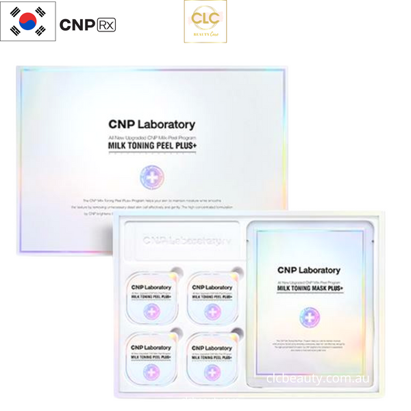 Set Mặt Nạ Thay Da Sinh Học CNP Milk Toning Peel Plus+ và Mặt Nạ CNP Milk Toning Mask Plus