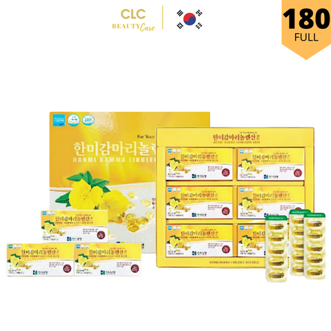 Viên Uống Điều Hòa Nội Tiết Tố Hoa Anh Thảo Hanmi Gamma Linolenic Acid - 1 Hộp Lớn 180 Viên
