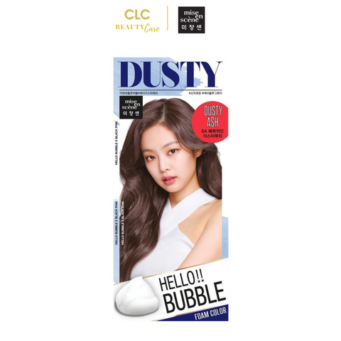 Thuốc Nhuộm Tóc Dạng Bọt Hello Bubble 6A Dusty Ash - Xám Khói