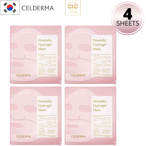 Mặt nạ thạch sinh học Celderma Ninetalks Hydrogel Mask 30g hộp - 1 Hộp 4 Masks